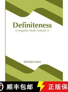 【3-4周达】Definiteness: A Linguistic Study (Volume 1) [9781639871520]