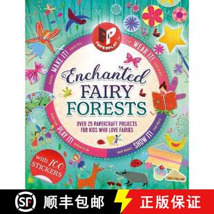 Kids Paper Craft Enchanted Forest 9781783123568 Love Fairies Paperplay Fairy Over for Projects Who 4周达