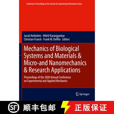 【3-4周达】Mechanics of Biological Systems and Materials & Micro-and Nanomechanics & Research Applica... [9783030597672]