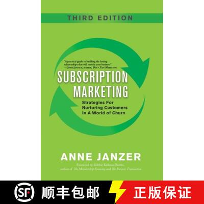 【3-4周达】Subscription Marketing: Strategies for Nurturing Customers in a World of Churn [9780999624883]
