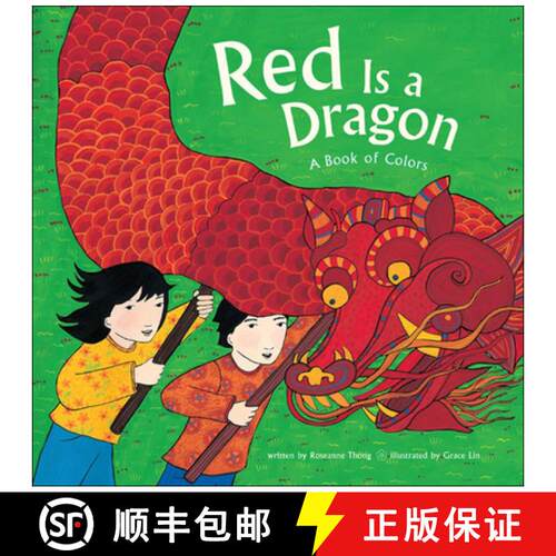 【3-4周达】精装 Red Is a Dragon: A Book of Colors [9781613831861]