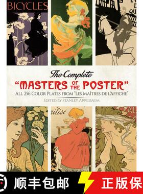 预订 The Complete Masters of the Poster: All 256 Color Plates from Les Maîtres de l'Affiche [9780486263090]