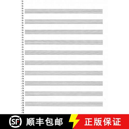 【3-4周达】74. Spiral Book: 10-Stave: Passantino Manuscript Paper [9780825690747]