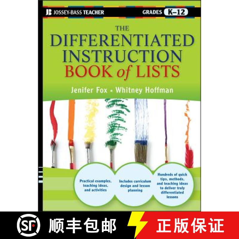 【3-4周达】The Differentiated Instruction Book Of Lists [Wiley教育学] [9780470952399]