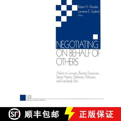 【3-4周达】Negotiating on Behalf of Others: Advice to Lawyers, Business Executives, Sports Agents, Di... [9780761913276]