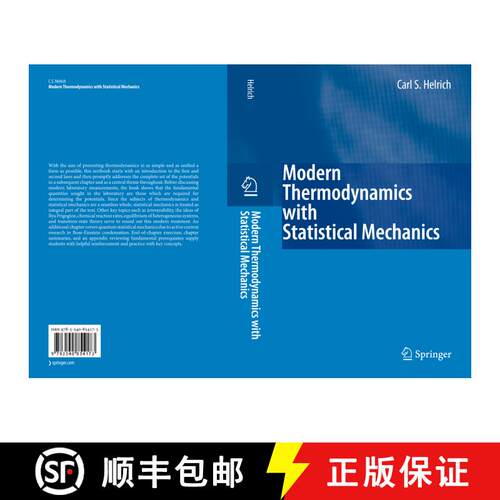 【3-4周达】Modern Thermodynamics with Statistical Mechanics [9783642099090]