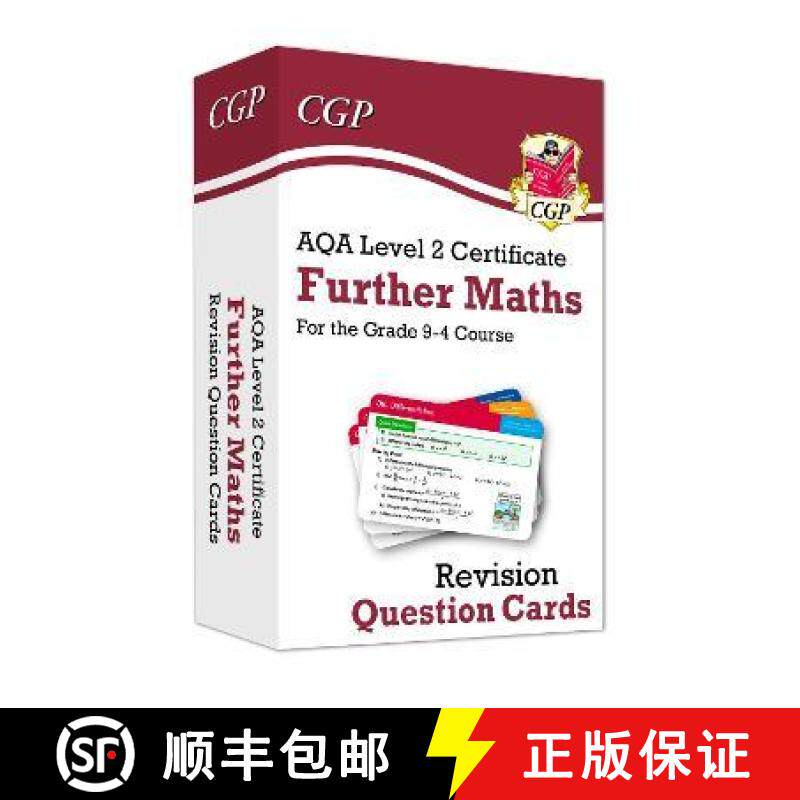 【3-4周达】New AQA Level 2 Certificate: Further Maths - Revision Question Cards [9781789086881]