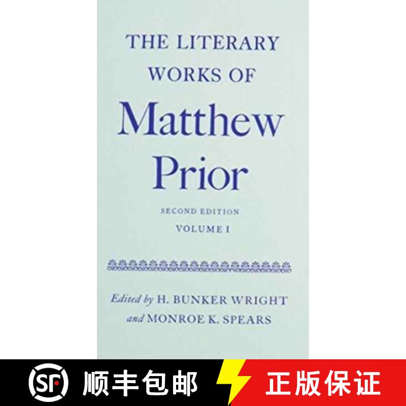 【3-4周达】Literary Works of Matthew Prior [9780198118527]