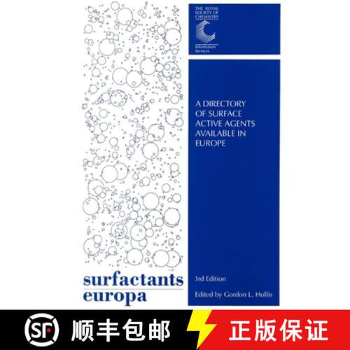 【3-4周达】Surfactants Europa: A Directory of Surface Active Agents Available in Europe [9780854048045]