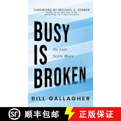 【3-4周达】精装 Busy is Broken: Do Less Scale More [9781972620229]