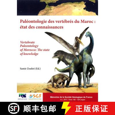 预订 Paléontologie des Vertébrés du Maroc: État des Connaissances [Vertebrate Palaeontology of Mo... [9782853630993]