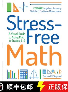 【3-4周达】Stress-Free Math : A Visual Guide to Acing Math in Grades 4-9 [9781646320134]