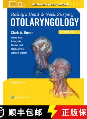 【3-4周达】Bailey's Head and Neck Surgery : Otolaryngology [9781975162665]