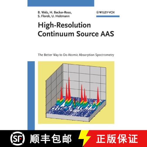 【3-4周达】精装 High-Resolution Continuum Source Aas - The Better Way To Do Atomic Absorption Spectro... [9783527307364]