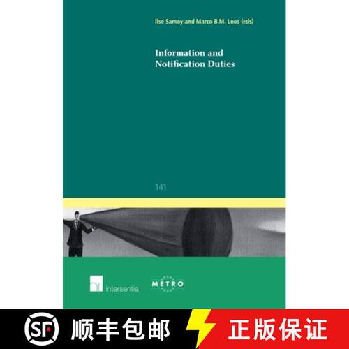 【3-4周达】Information and Notification Duties: Volume 141 [9781780683539]
