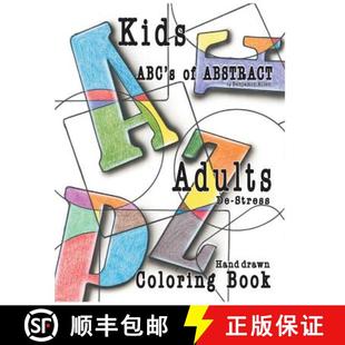 Kids Abstract 4周达 Abc Adults 9780692819425 Adult Book Kid Coloring Stress