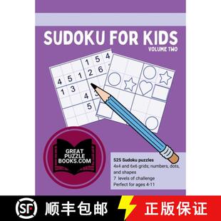 【3-4周达】Sudoku for Kids Volume Two [9781963597141]