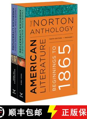 【3-4周达】The Norton Anthology of American Literature (Tenth Edition) [9780393884425]