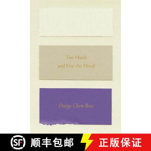 【3-4周达】Too Much and Not the Mood: Essays [9780374535957]