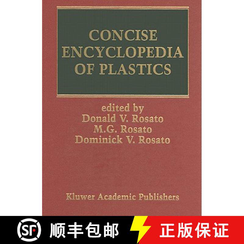 【3-4周达】Concise Encyclopedia of Plastics [9780792384960]