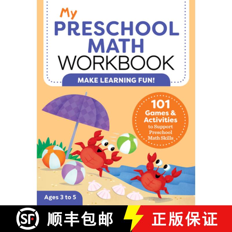 【3-4周达】My Preschool Math Workbook: 101 Games and Activities to Support Preschool Math Skills [9781648768316]