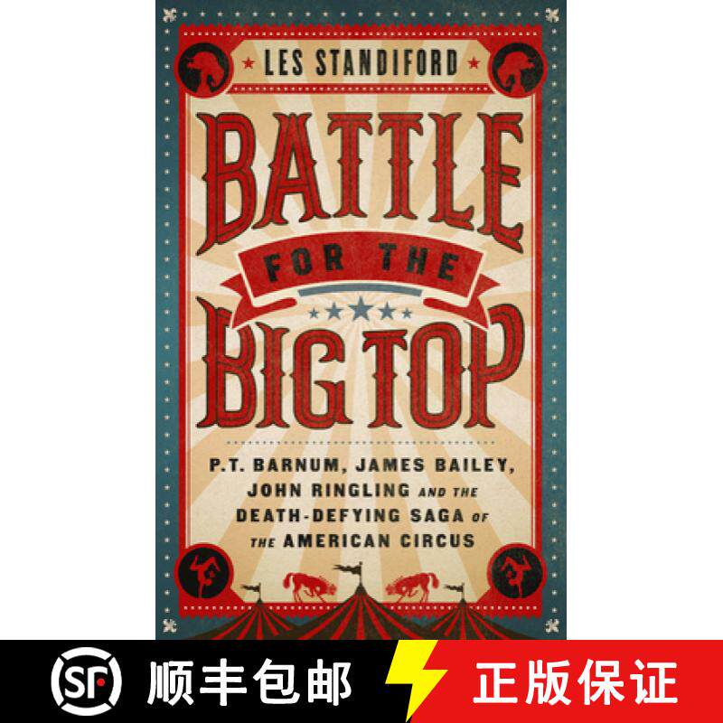 【3-4周达】精装 Battle for the Big Top: P. T. Barnum, James Bailey, John Ringling, and the Death-Defy... [9781541762282]