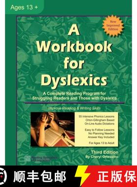 【3-4周达】A Workbook for Dyslexics: A Complete Reading Program for Struggling Readers and Those with... [9780983199663]