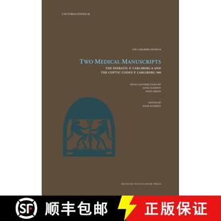 500 Two Carlsberg Hieratic Manuscripts Volum... Codex 9788763547116 the The Coptic Medical 预订 and