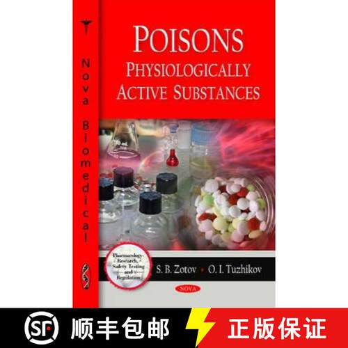 【3-4周达】精装 Poisons: Physiologically Active Substances [9781607419730]
