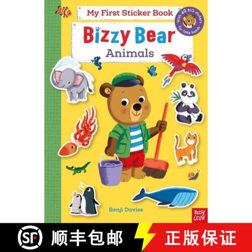 【3-4周达】Bizzy Bear: My First Sticker Book Animals [9781839948077]