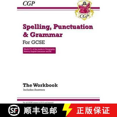 【3-4周达】Spelling, Punctuation and Grammar for Grade 9-1 GCSE Workbook (includes Answers) [9781782942191]