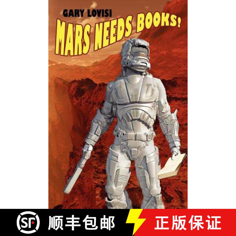 【3-4周达】Mars Needs Books! a Science Fiction Novel [9781434435750]