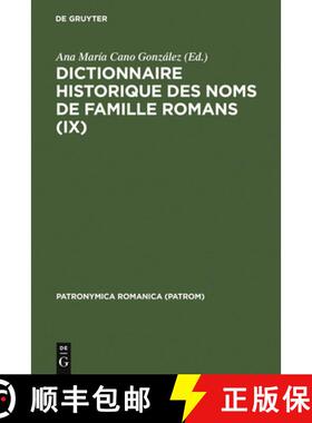 预订 Dictionnaire historique des noms de famille romans (IX): Actas del IX Coloquio (Uvieu/Oviedo, 26... [9783484555112]