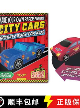 预订 Make Your Own Paper Figure - City Cars (Activity Book for Kids) [9789358566154]