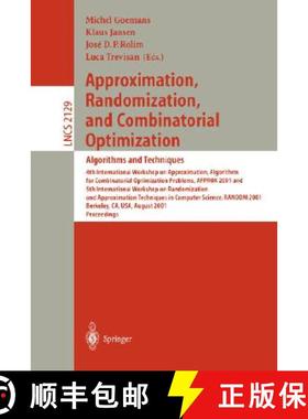 【3-4周达】Approximation, Randomization and Combinatorial Optimization - Algorithms and Techniques: 4... [9783540424703]