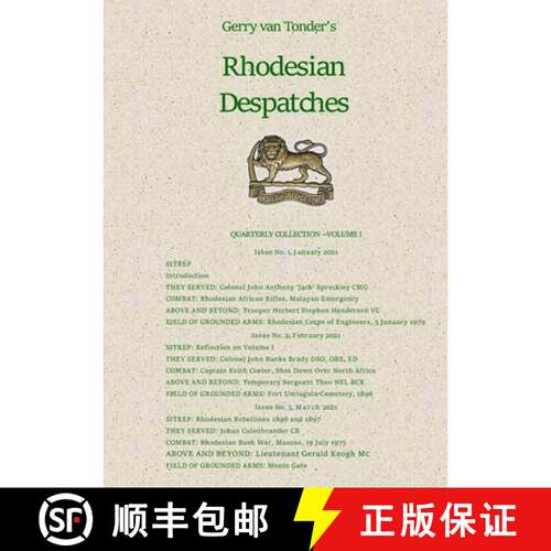 【3-4周达】Rhodesian Despatches: Quarterly Collection, Volume 1 [9781917426350]