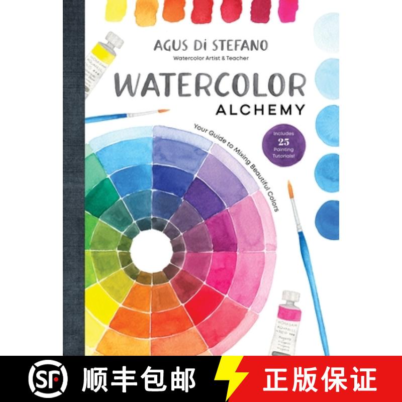【3-4周达】Watercolor Recipes: An Easy Guide to Mixing Beautiful Colors and Making Breathtaking Art [9798890031501]