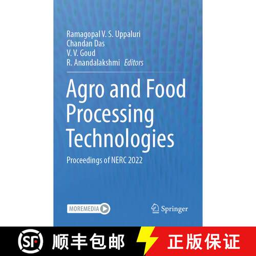 【3-4周达】Agro and Food Processing Technologies: Proceedings of NERC 2022 [9789811997068]