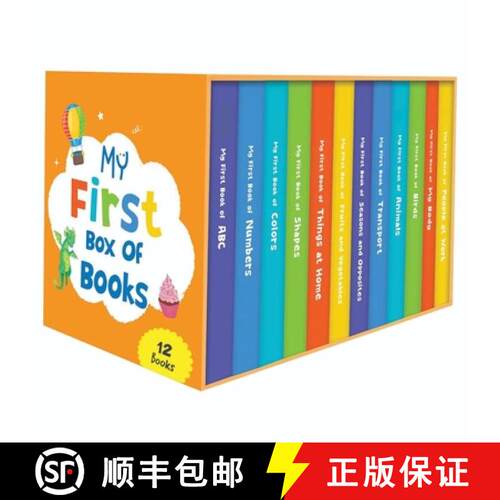 【3-4周达】My First Learning Library Boxset (12 Books) : A Boxset of 12 Illustrated Board Books for K... [9789815127379]