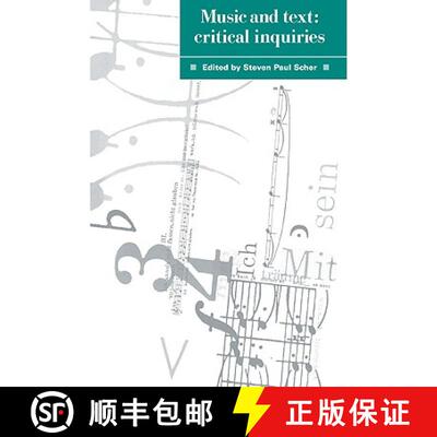 【3-4周达】Music and Text: Critical Inquiries [9780521031028]