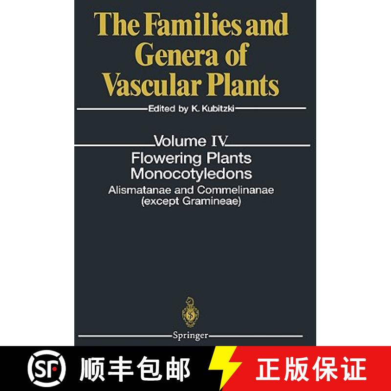 【3-4周达】Flowering Plants. Monocotyledons : Lilianae (except Orchidaceae) [9783540640608]