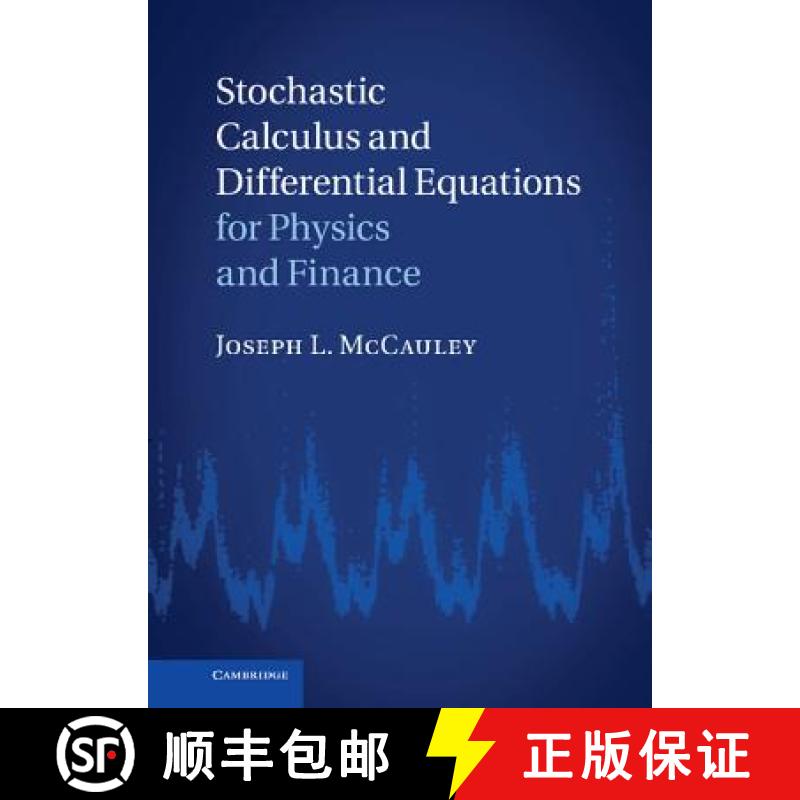 【3-4周达】Stochastic Calculus and Differential Equations for Physics and Finance [9780521763400]