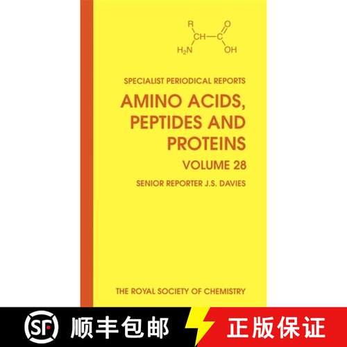 【3-4周达】精装 Amino Acids, Peptides and Proteins : Volume 28 [9780854042128]