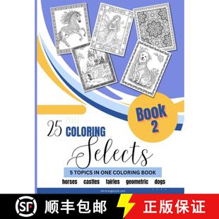 【3-4周达】25 Coloring Selects Book 2 [9781088254301]