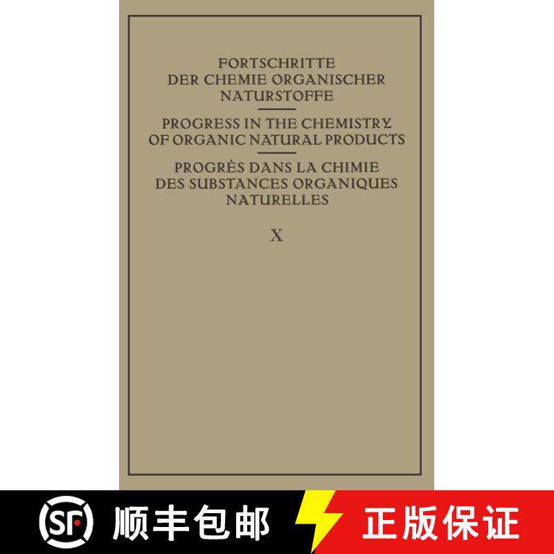 【3-4周达】Fortschritte der Chemie Organischer Naturstoffe / Progress in the Chemistry of Organic Nat... [9783709180051] - 实物图