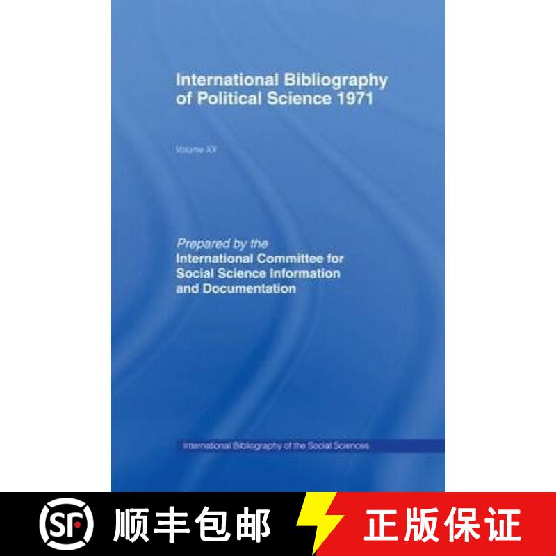 【3-4周达】IBSS: Political Science: 1971 Volume 20 [9780422741705]