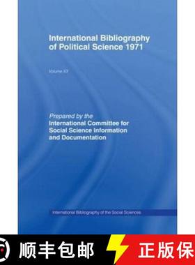 【3-4周达】IBSS: Political Science: 1971 Volume 20 [9780422741705]