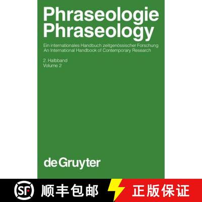 预订 Phraseologie / Phraseology, Volume 2, Handbücher zur Sprach- und Kommunikationswissenschaft / H... [9783110190762]