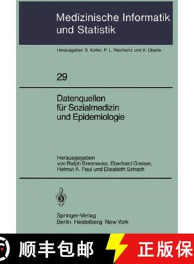 【3-4周达】Datenquellen Für Sozialmedizin Und Epidemiologie [9783540108627]