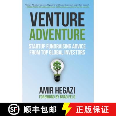 【3-4周达】精装 Venture Adventure: Startup Fundraising Advice from Top Global Investors [9781732542174]
